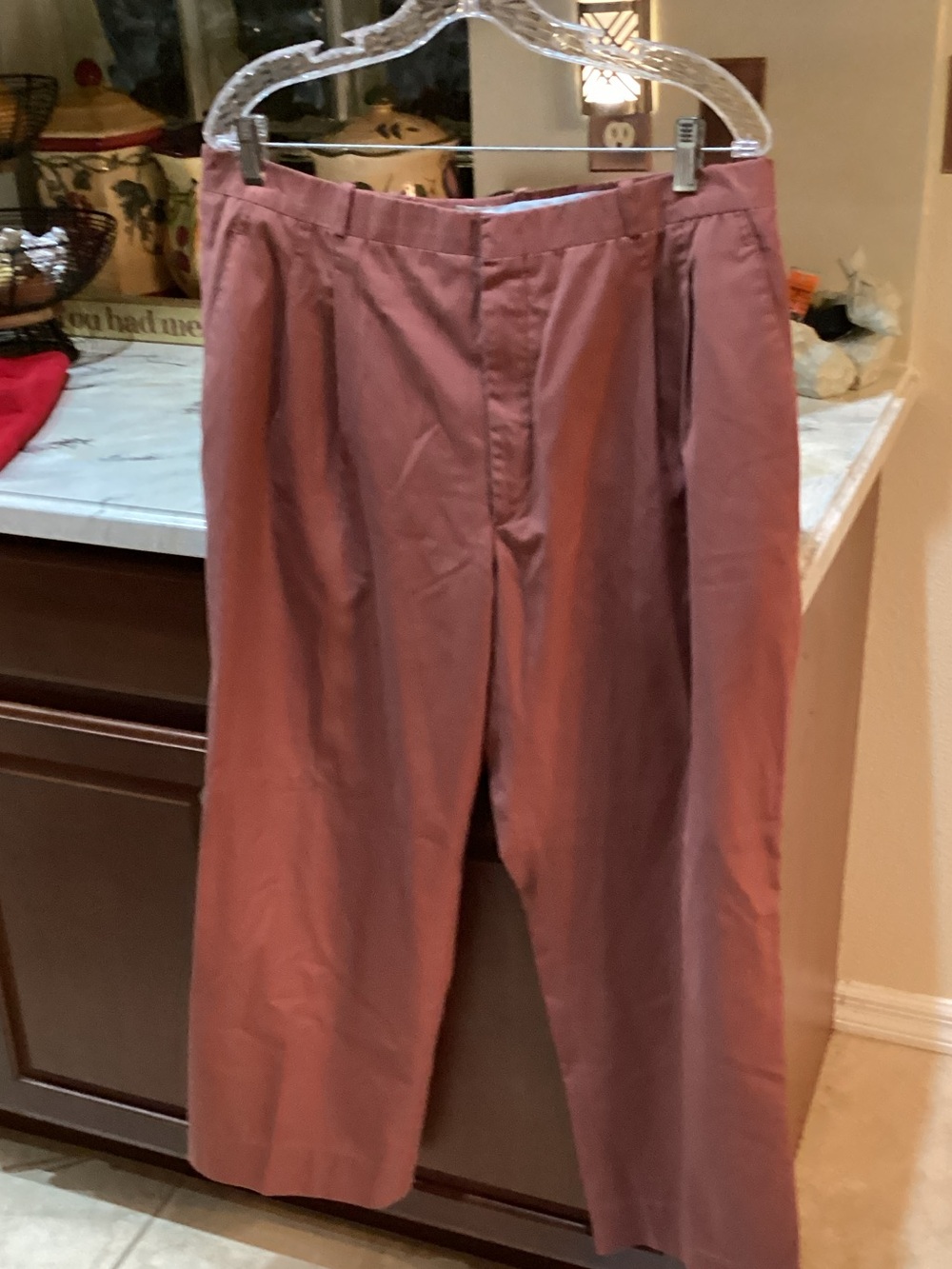 Members Only Pleated Chinos in Mauve
